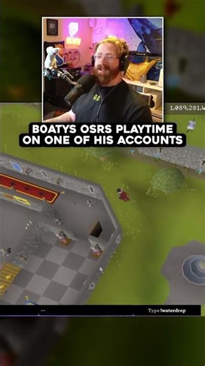 How many hours B0aty has on OSRS