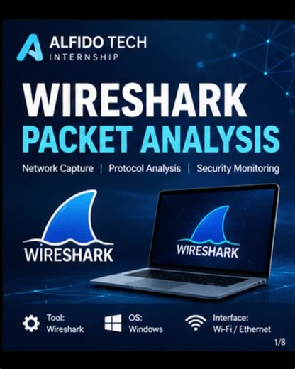 #alfidotech #alfidotechinternship #wireshark #cybersecurity #networksecurity #packetanalysis #networking #informationsecurity #internship #learning | Anuj Rawat