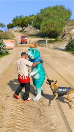 Franklin Saw The Real Reason Frog Stopped His Bike In GTA 5 😱 #gta5