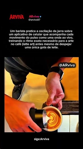 Este aplicativo ensina baristas a fazer latte art ☕