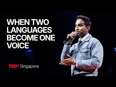 When Two Languages Become One Voice | Yung Raja | TEDxSingapore