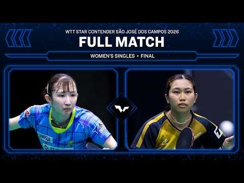 FULL MATCH | Hina Hayata vs Hitomi Sato | WS Final | #WTTSaoJose 2026