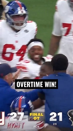 WHAT A WIN!!! #shorts #nfl #nygiants #giants
