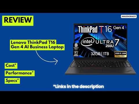 Lenovo ThinkPad T16 Gen 4 Review - Best AI Business Laptop in 2026? (Intel Ultra 7 255U)