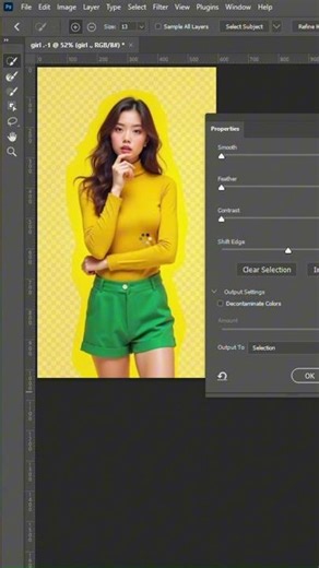 Remove Background from Any Object in Photoshop (photoshop tips) #shorts #shortsvideo