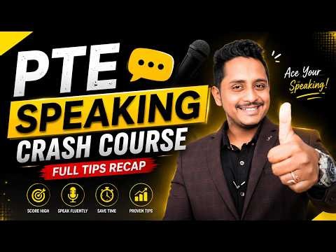 🔥 PTE Speaking Crash Course 2026 | Score 79+ in One Video 🔥