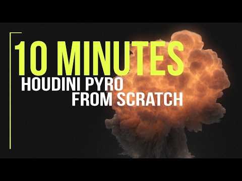 Houdini Pyro in Under 10 Minutes — Fireball From Scratch