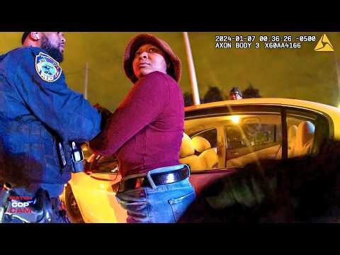 Police Surprise Woman Driving Without a Front Tire