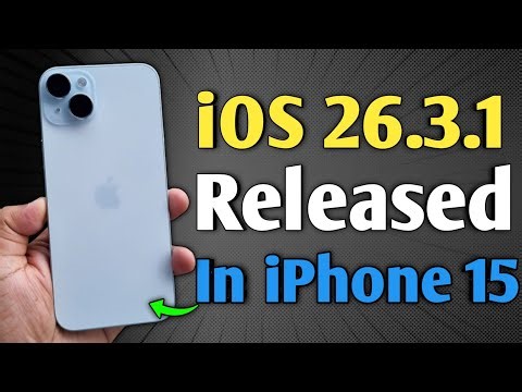 iOS 26.3.1 Released - What's New in iPhone 15