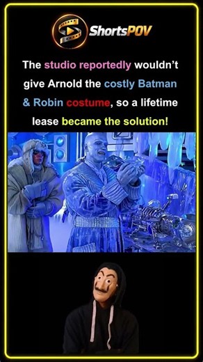 Arnold’s Batman Costume Had a Crazy Backstory! 🦇❄️ #movie