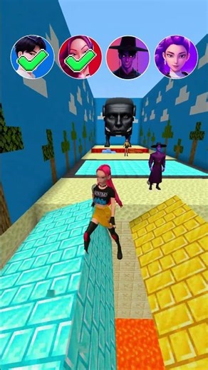 KPop Demon Hunter VS Noob Pro Challenge😱 P.21 #minecraft #kpop