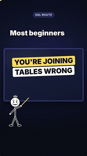 The one SQL mistake you're definitely making ⚠️ #sql #coding #shorts