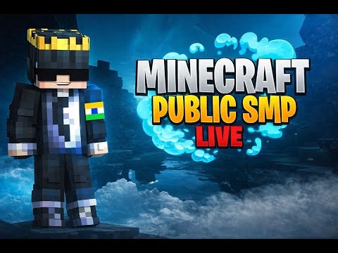 Minecraft SMP LIVE || PUBLIC SMP 24/7 JAVA + BEDROCK || RedLine SMP
