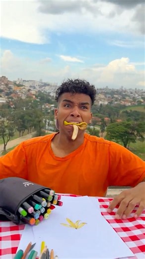 TUDO que ela desenhar eu vou COMER! 😱 #shorts