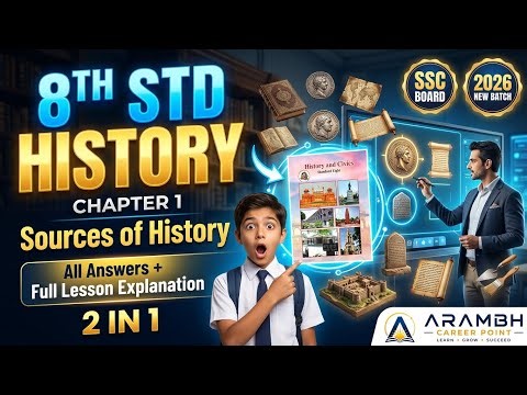 Class 8 History Chapter 1 Exercise & Explanation | Maharashtra Board (SSC) 2026