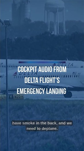 Delta flight makes emergency landing due to smoke onboard #wsbtv #atlantanews