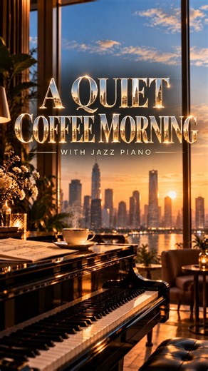 A Quiet Coffee Morning with Jazz Piano