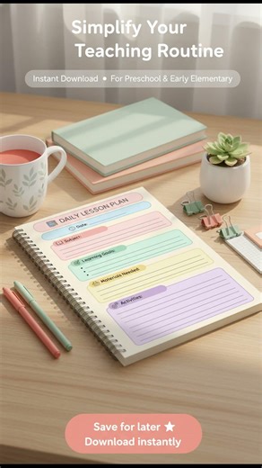 Daily Lesson Plan Templates by StudyMamaUA