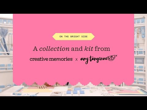 Creative Memories x Amy Tangerine: On the Bright Side Simple Page Kit