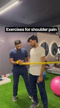 Shoulder Pain Relief Exercises | 2 Simple Exercises for Shoulder Pain 💪