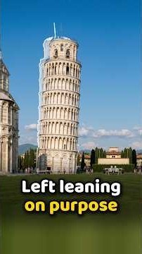 Why Doesn't the Leaning Tower of Pisa Fall? They Saved It but Refused to Straighten It #Pisa #Italy