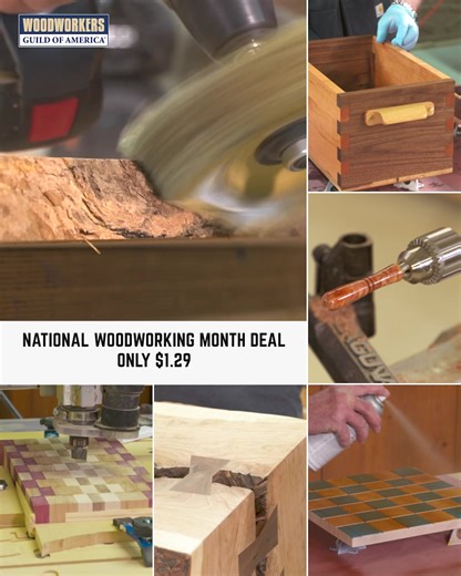 IS THE PRICE REALLY ONLY $1.29? YEP! Join hundreds of thousands of woodworkers who are always sharing tips to make woodworking enjoyable and easy. For a limited time, you can join the Woodworkers Guild of America for only $1.29 for a whole year. It's normally $88 so this is a GREAT value! We can't do this for long, so hurry and join before it's too late! | WoodWorkers Guild of America