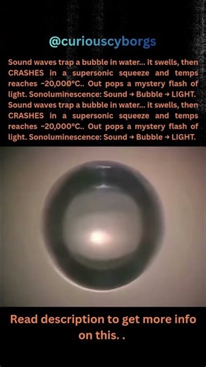 A Bubble, A Soundwave… And Then Light -- Nobody Knows Why! #cosmo #shorts