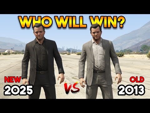 GTA 5 ONLINE MICHAEL : 2025 VS 2013 (WHO WILL WIN?)