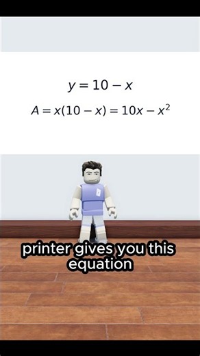 Finding the BIGGEST Possible Answer 📐#apcalc #calculus #math #optimization #roblox #education