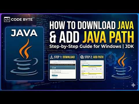 How to download java and add the java path to your system?