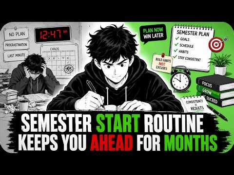 The Semester Start Routine That Keeps You Ahead for Months