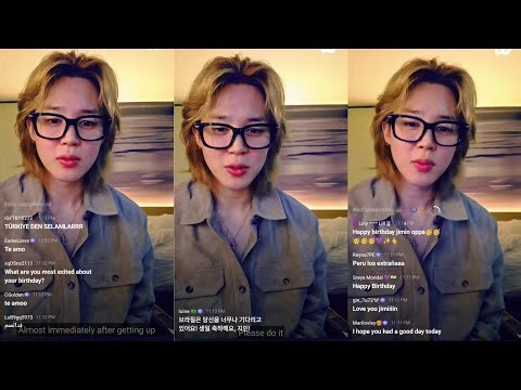 🌟Jm 🔴 BTS Jimin's 2026 Birthday LIVE •• jimin is live on Weverse 