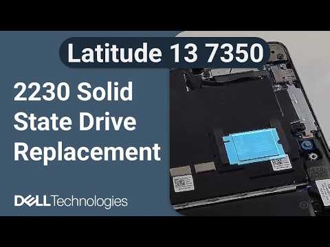 Dell Latitude 13 7350 | How to replace the 2230 Solid State Drive (SSD)