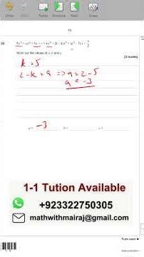 AQA GCSE Maths Higher | Higher Order Equation Question Solved #Shorts