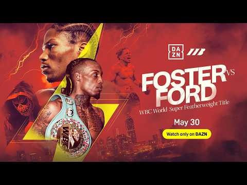 O'SHAQUIE FOSTER VS. RAY FORD LAUNCH PRESS CONFERENCE LIVESTREAM