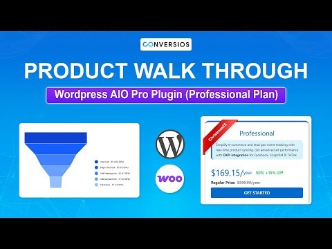 Conversios Professional Plan Walkthrough (WooCommerce GA4 + Ads Tracking + CAPI + Feeds + Reporting)