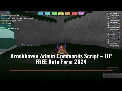 Brookhaven Admin Commands Script – OP FREE Auto Farm 2024 | FREE Roblox Script