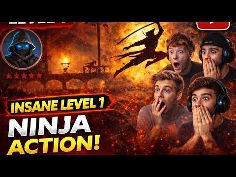 INSANE Level 1 Ninja Action! 😱🔥 | This Game Starts CRAZY!Alternative Titles:Level 1 Already INSANE?!