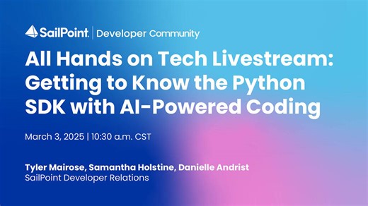 All Hands on Tech Livestream: Getting to Know the Python SDK with AI-Powered Coding