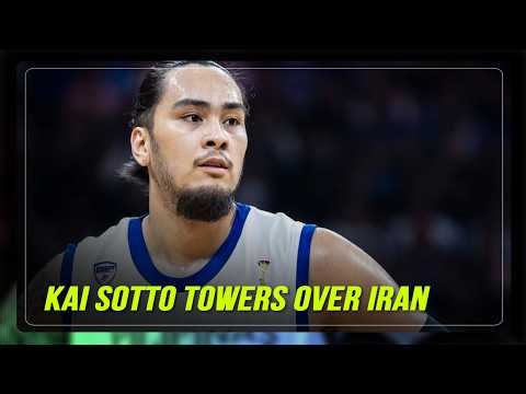 Kai Sotto towers over Iran, steers Gilas to 2nd straight win