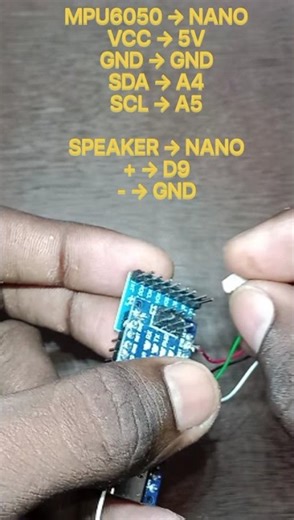 Arduino Guitar 🎸 using MPU6050 Nano made a Guitar using Arduino 😱Gesture Music with Arduino Nano 🎶