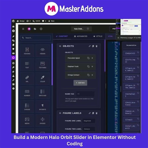 Halo Orbit Slider in Elementor | Create a Circular Slider with Master Addons