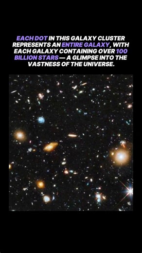 Galaxy Clusters: Every Dot Is a Whole Universe of Stars