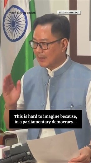 I am very disappointed: Rijiju