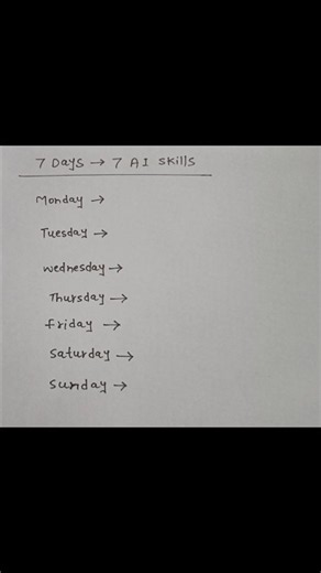 7 Days = 7 AI Skills | Python to LLMs & LangChain