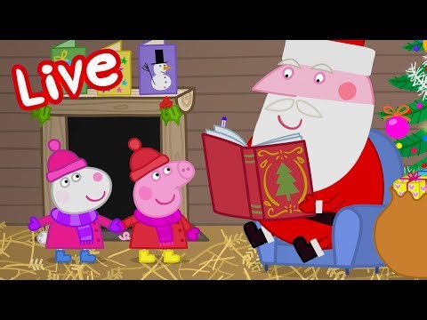 🔴 Peppa Pig CHRISTMAS 2025 LIVE! 🎄 Winter Fun! Full Episodes ❄️ Kids Cartoons 🔴