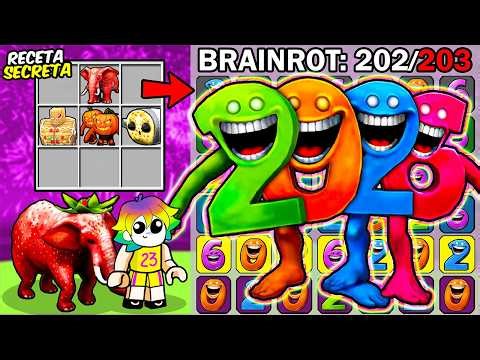 I DID ALL THE BRAINROTS FUSIONS in Roblox #4 (Craft to Brainrot from NOOB TO HACKER 💀 NEW 2026)
