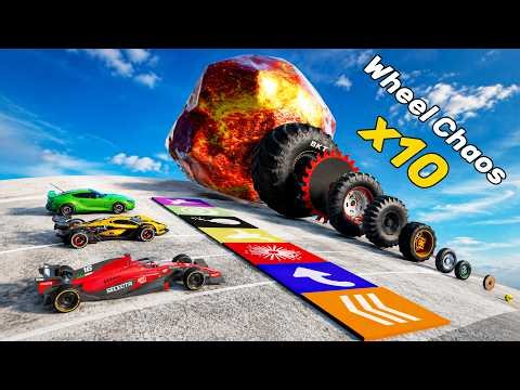 Wheel Evolution vs Chaos Pads - Beamng drive