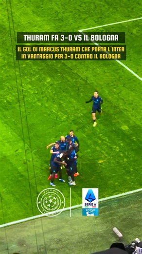 IL GOL DEL 3-0 DI MARCUS THURAM NELLA SFIDA CONTRO IL BOLOGNA🔥• #PiccoliFenomeni #Thuram #Marcus