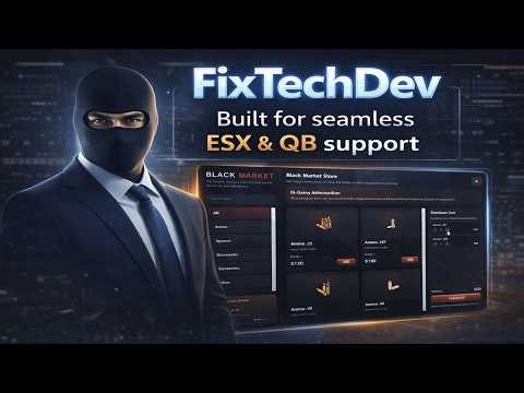 Black Market Script – ESX & QB Compatible